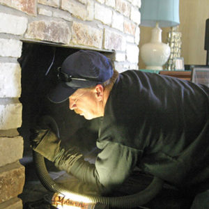 Professional Fireplace Cleaning in