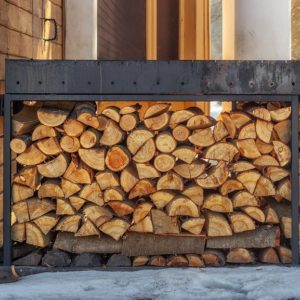 Hardwood firewood stacked, Conroe Texas