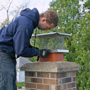 install new chimney cap, montgomery tx