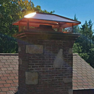 full width chimney cap, college station tx
