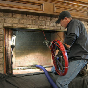 Annual Chimney cleaning, The Woodlands, TX