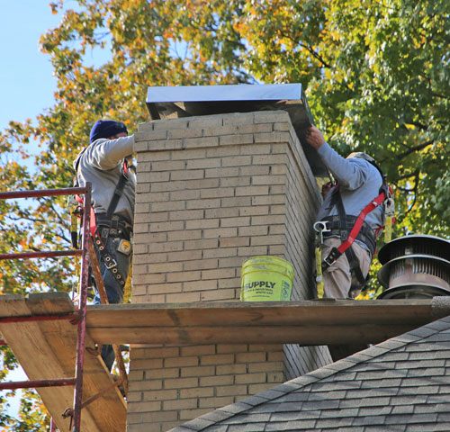 Chimney chase cover replacement, houston TX