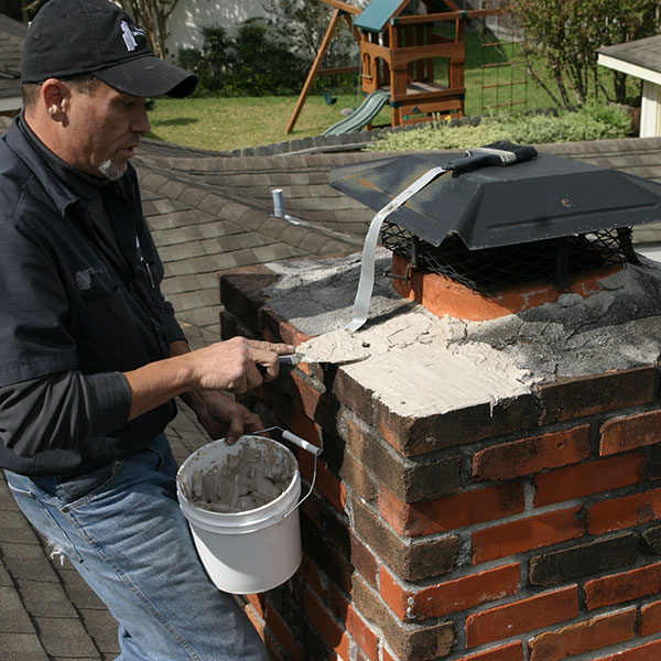 Chimney Crown Repair in Conroe TX