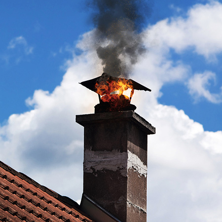 chimney fire prevention in Woodlands TX