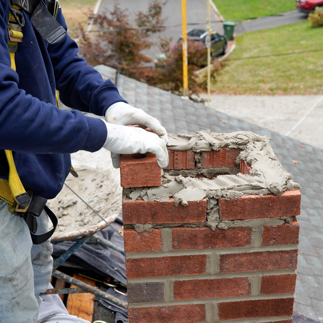 chimney rebuilds in Woodlands TX